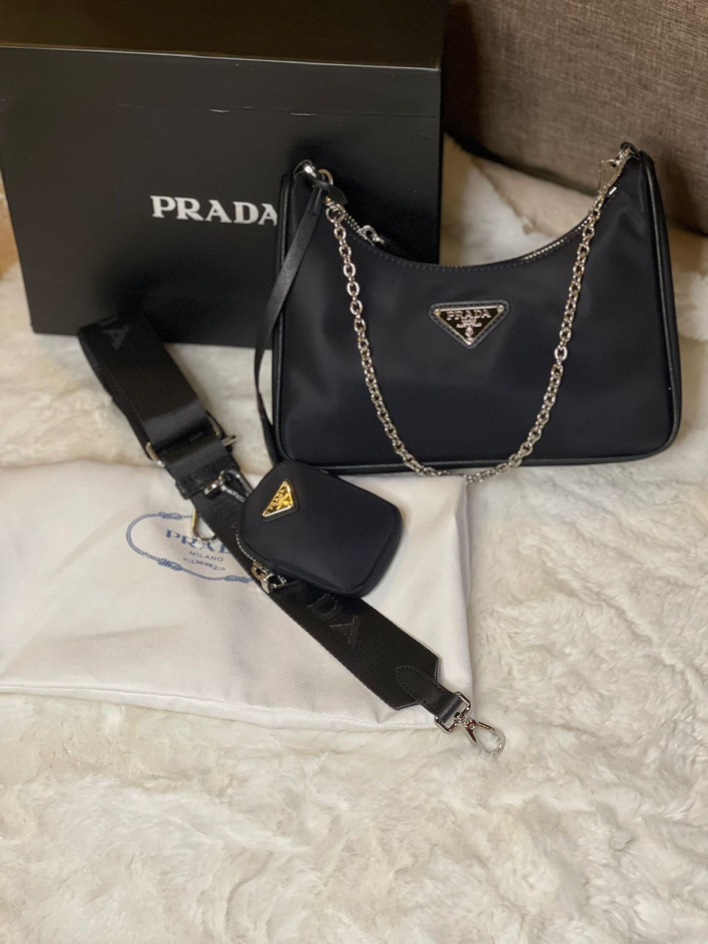 Borsa PRADA RE EDITION 2005 IN RE NYLON